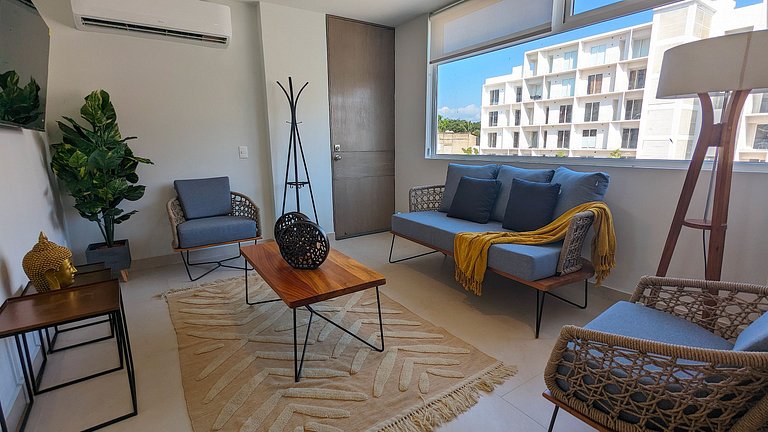 Condo de 2 habitaciones a 5 min de la playa